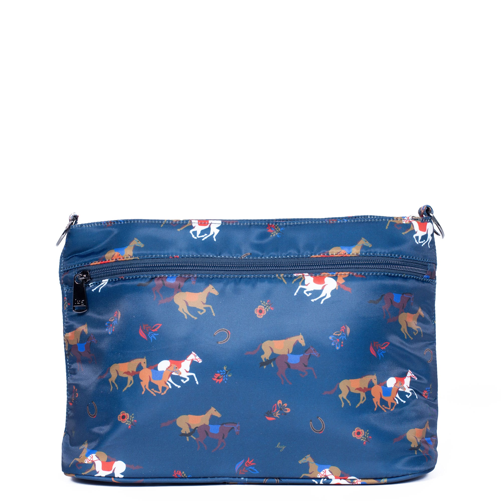 Samba XL Convertible Crossbody Bag - HORSES NAVY - sambaXL_HorsesNavy_04